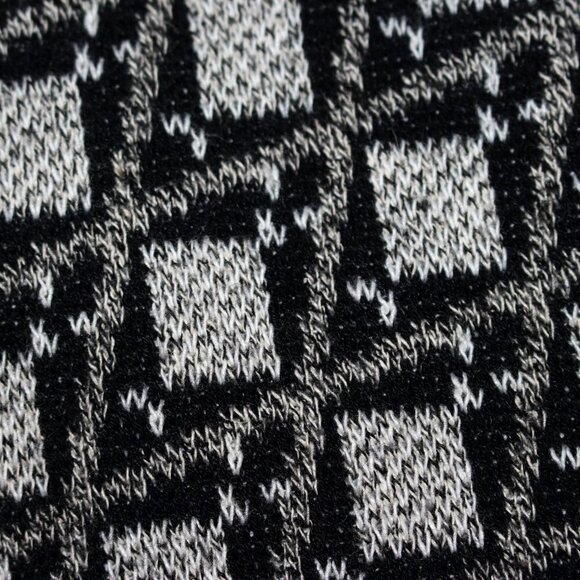 Vintage Grandpa Sweater - 70s Mod Op-Yop Pattern - Made in Italy - Picture 3 of 7